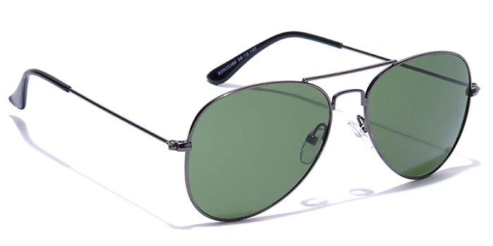 ELITE by Coolwinks S35C5388 Green Tinted Pilot Sunglasses for Men and Women-GREEN-2