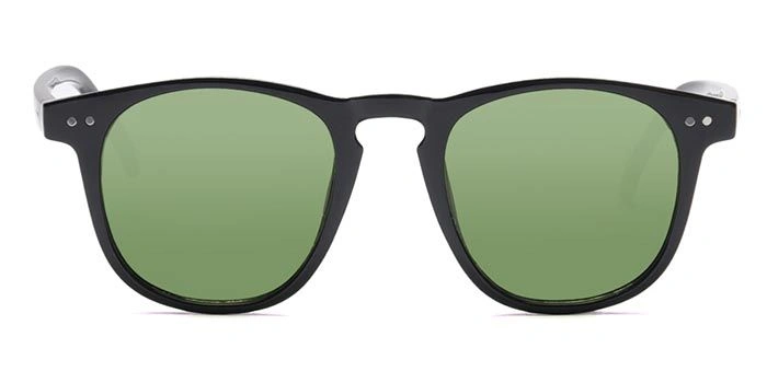 ELITE by Coolwinks S35A5325 Green Tinted Retro Square Sunglasses for Men and Women-