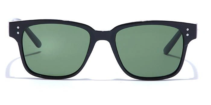 ELITE by Coolwinks S35A5349 Green Tinted Retro Square Sunglasses for Men and Women-