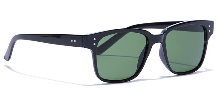 ELITE by Coolwinks S35A5349 Green Tinted Retro Square Sunglasses for Men and Women-GREEN-2