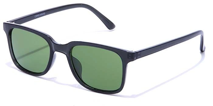 ELITE by Coolwinks S35A5364 Green Tinted Retro Square Sunglasses for Men and Women-GREEN-1