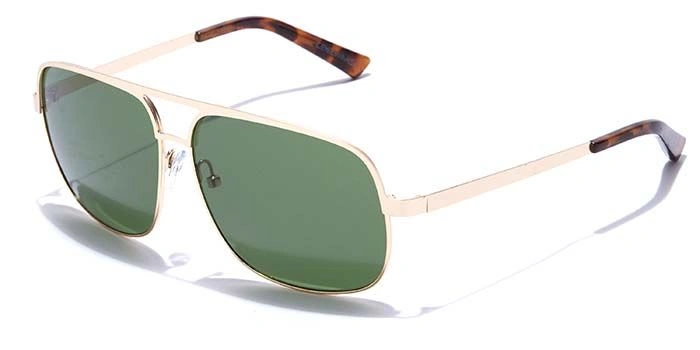 ELITE by Coolwinks S35B5289 Green Tinted Retro Square Sunglasses for Men and Women-GREEN-1