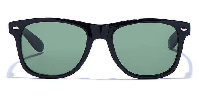 ELITE by Coolwinks S35B5328 Green Tinted Retro Square Sunglasses for Men and Women-