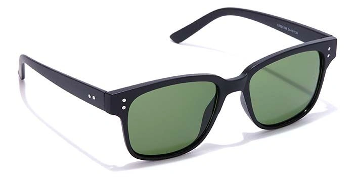 ELITE by Coolwinks S35B5349 Green Tinted Retro Square Sunglasses for Men and Women-GREEN-2