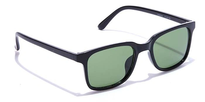 ELITE by Coolwinks S35B5364 Green Tinted Retro Square Sunglasses for Men and Women-GREEN-2