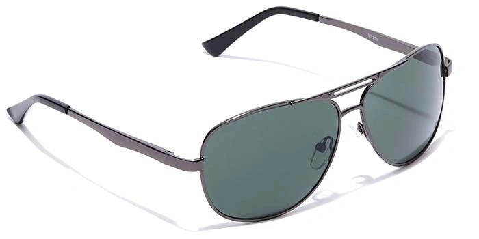 Elite by Coolwinks S35B6451 Green Tinted Retro Square Sunglasses for Men and Women-GREEN-2