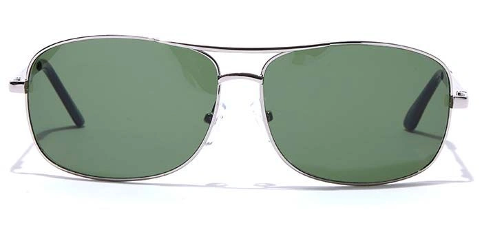 ELITE by Coolwinks S35B6521 Green Tinted Retro Square Sunglasses for Men and Women-