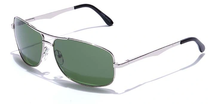 ELITE by Coolwinks S35B6521 Green Tinted Retro Square Sunglasses for Men and Women-GREEN-1