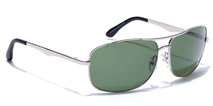 ELITE by Coolwinks S35B6521 Green Tinted Retro Square Sunglasses for Men and Women-GREEN-2