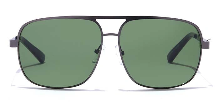 ELITE by Coolwinks S35C5289 Green Tinted Retro Square Sunglasses for Men and Women-