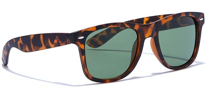 ELITE by Coolwinks S35C5328 Green Tinted Retro Square Sunglasses for Men and Women-GREEN-2