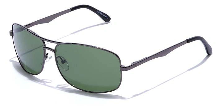 ELITE by Coolwinks S35C5337 Green Tinted Retro Square Sunglasses for Men and Women-GREEN-1