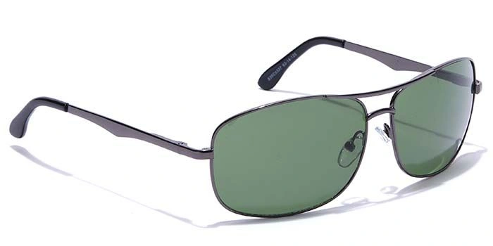 ELITE by Coolwinks S35C5337 Green Tinted Retro Square Sunglasses for Men and Women-GREEN-2