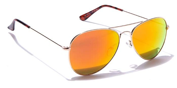 ELITE by Coolwinks S16B5302 Multicolor Mirror Pilot Sunglasses for Men and Women-MULTICOLOR-2