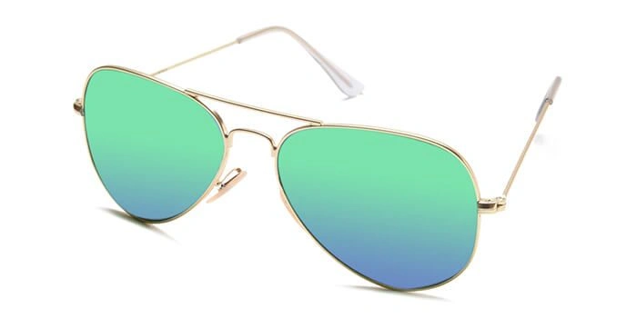 ELITE by Coolwinks S67D6300 Multicolor Mirror Pilot Sunglasses for Men and Women-MULTICOLOR-1