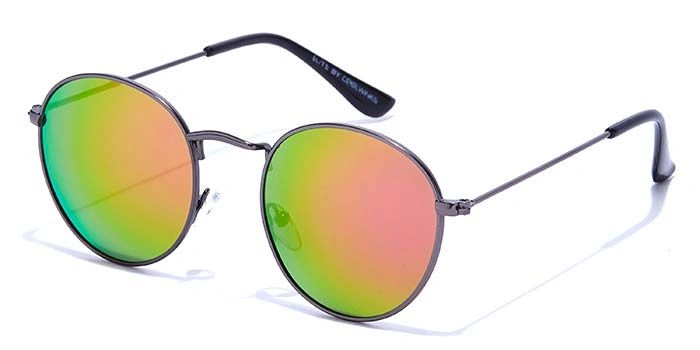 ELITE by Coolwinks S17C5453 Multicolor Polarized Round Sunglasses for Men and Women-MULTICOLOR-1