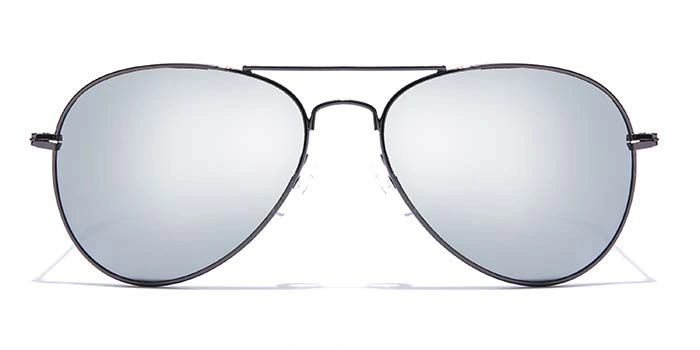 ELITE by Coolwinks S35C5301 Silver Mirror Pilot Sunglasses for Men and Women-