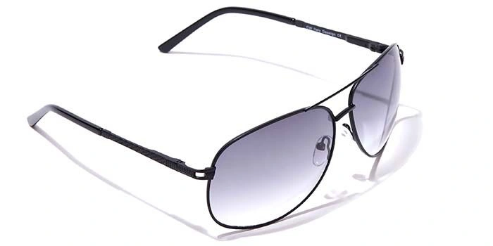 Elite by Coolwinks S66C6510 Smoke Gradient Pilot Sunglasses for Men and Women-SMOKE-2