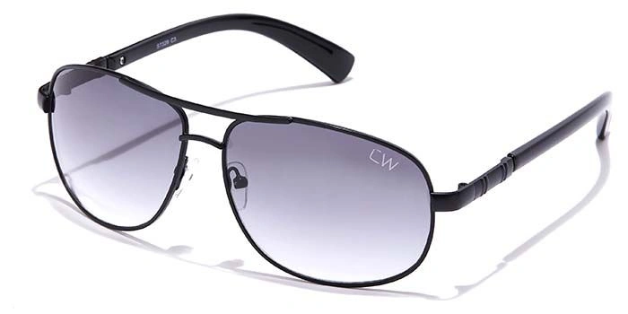 Elite by Coolwinks S66C6508 Smoke Gradient Retro Square Sunglasses for Men and Women-SMOKE-1