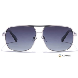 ELITE by Coolwinks S16A5405 Smoke Polarized Wraparound Sunglasses for Men and Women