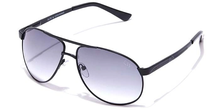 Elite by Coolwinks S66A6428 Smoke Tinted Pilot Sunglasses for Men and Women-SMOKE-1