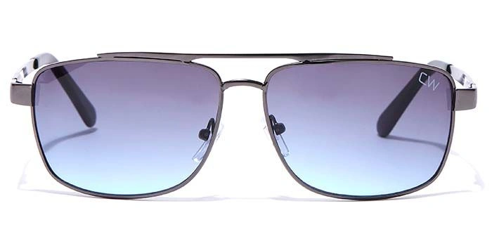 Elite by Coolwinks S66B6430 Smoke Tinted Retro Square Sunglasses for Men and Women-