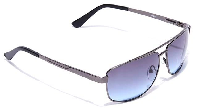 Elite by Coolwinks S66B6430 Smoke Tinted Retro Square Sunglasses for Men and Women-SMOKE-2