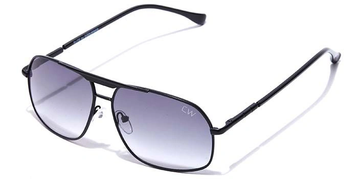 Elite by Coolwinks S66C6448 Smoke Tinted Retro Square Sunglasses for Men and Women-SMOKE-1