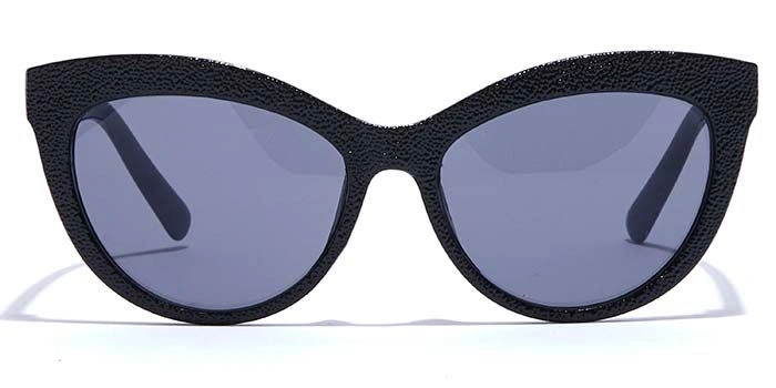 JRS by Coolwinks S12C6401 Black Tinted Cateye Sunglasses for Women-