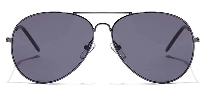 JRS by Coolwinks S16C5881 Black Tinted Pilot Sunglasses for Men and Women-