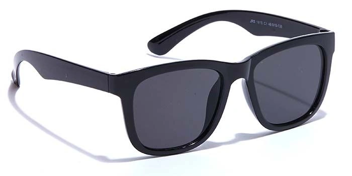 JRS by Coolwinks S12A6388 Black Tinted Retro Square Sunglasses for Men and Women-BLACK-2