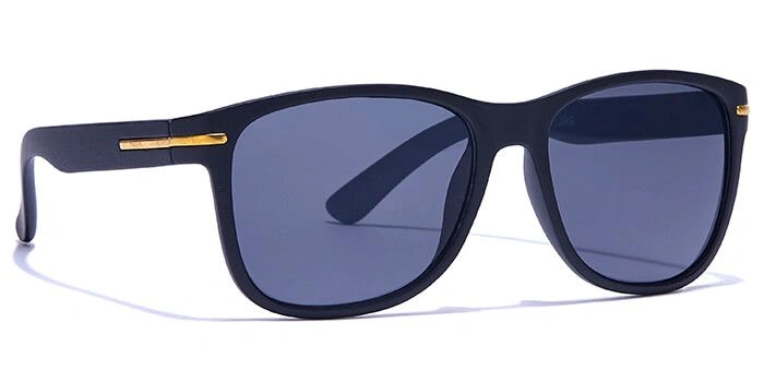 JRS by Coolwinks S12C6335 Black Tinted Retro Square Sunglasses for Men and Women-BLACK-2