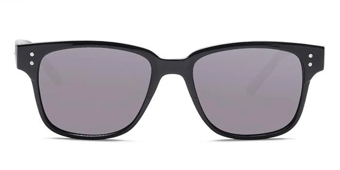 JRS by Coolwinks S16A5860 Black Tinted Retro Square Sunglasses for Men and Women-