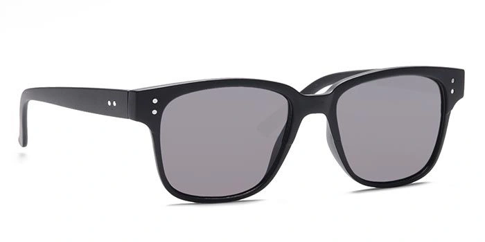 JRS by Coolwinks S16B5860 Black Tinted Retro Square Sunglasses for Men and Women-BLACK-2