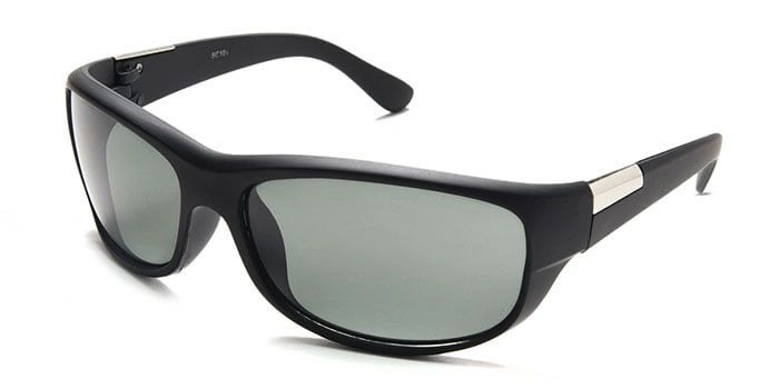 JRS by Coolwinks S12A4934 Black Tinted Wraparound Sunglasses for Men and Women-BLACK-1