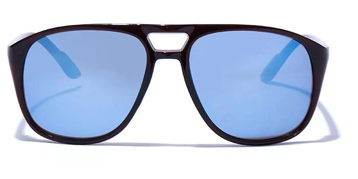 JRS by Coolwinks S20C5834 Blue Flash Retro Square Sunglasses for Men and Women-