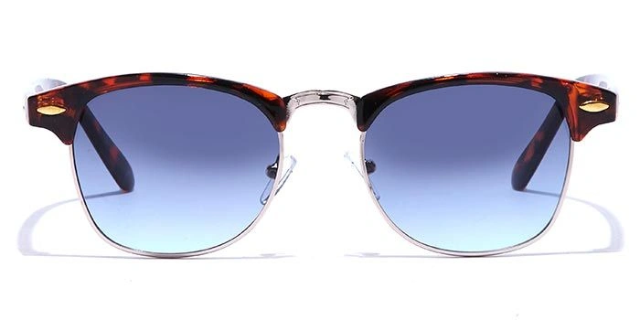 JRS by Coolwinks S20C5993 Blue Gradient Clubmaster Sunglasses for Men and Women-