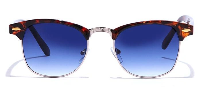 JRS by Coolwinks S20C5999 Blue Gradient Clubmaster Sunglasses for Men and Women-