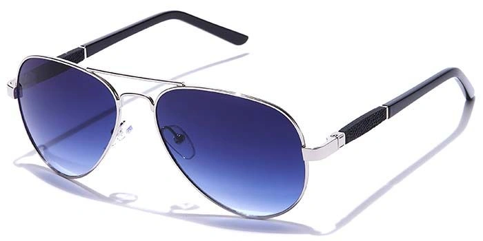 JRS by Coolwinks S20B5978 Blue Gradient Pilot Sunglasses for Men and Women-BLUE-1