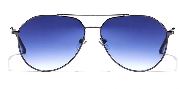 JRS by Coolwinks S20C5957 Blue Gradient Pilot Sunglasses for Men and Women-