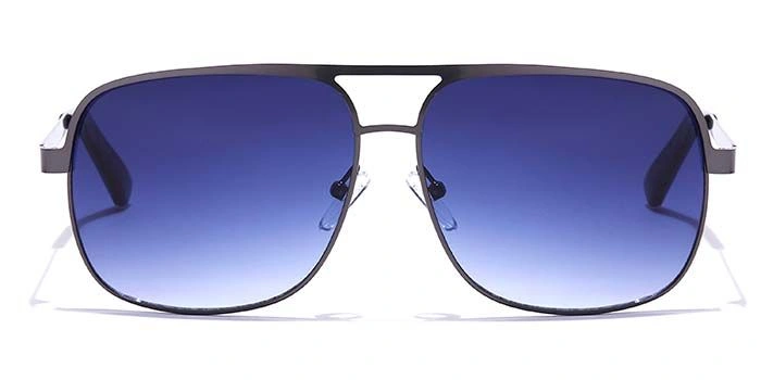 JRS by Coolwinks S20C5655 Blue Gradient Retro Square Sunglasses for Men and Women-