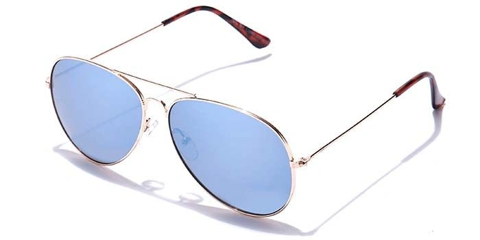 JRS by Coolwinks S20A5897 Blue Mirror Pilot Sunglasses for Men and Women-BLUE-1