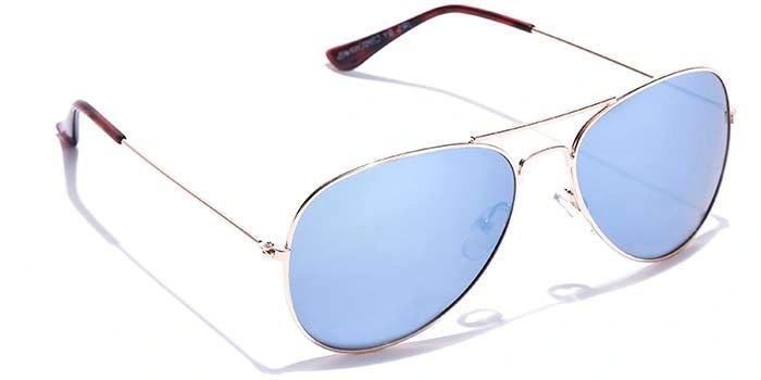 JRS by Coolwinks S20A6023 Blue Mirror Pilot Sunglasses for Men and Women-BLUE-2