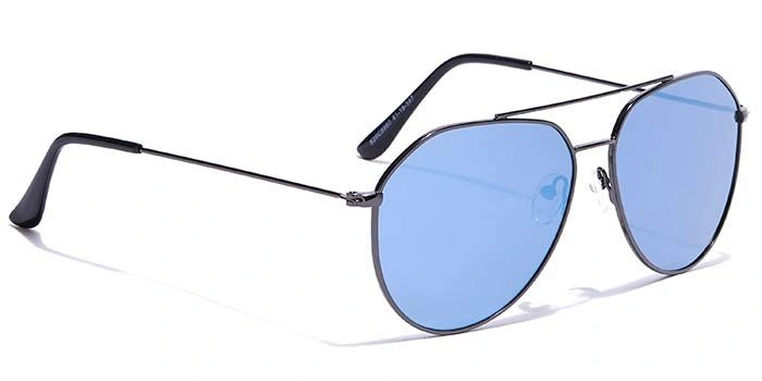 JRS by Coolwinks S20C5960 Blue Mirror Pilot Sunglasses for Men and Women-BLUE-2