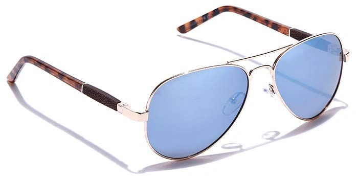 JRS by Coolwinks S20C5981 Blue Mirror Pilot Sunglasses for Men and Women-BLUE-2