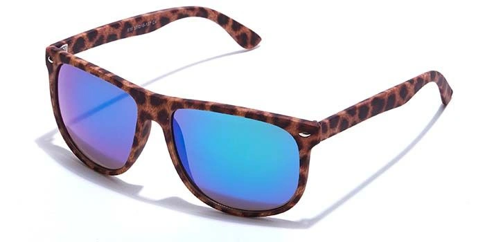 JRS by Coolwinks S20B6398 Blue Mirror Retro Square Sunglasses for Men and Women-BLUE-1