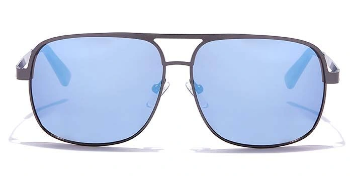 JRS by Coolwinks S20C5658 Blue Mirror Retro Square Sunglasses for Men and Women-