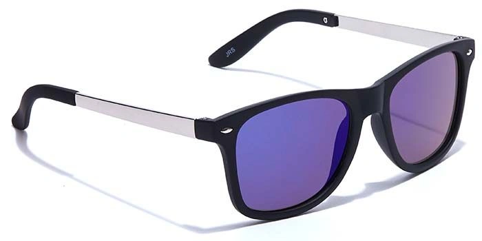 JRS by Coolwinks S20C6399 Blue Mirror Retro Square Sunglasses for Men and Women-BLUE-2