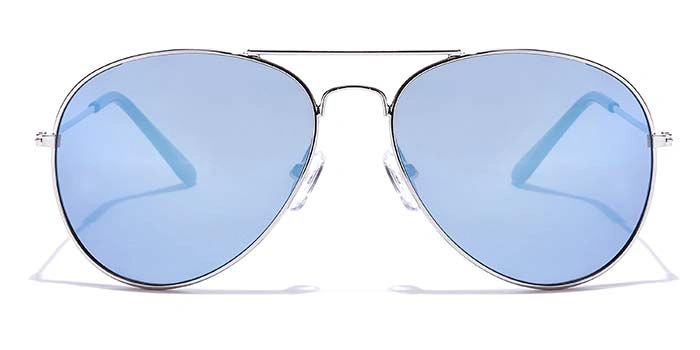 JRS by Coolwinks S20A5679 Blue Tinted Pilot Sunglasses for Men and Women-