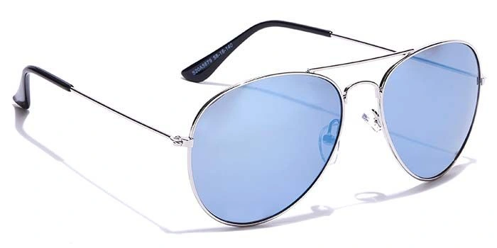 JRS by Coolwinks S20A5679 Blue Tinted Pilot Sunglasses for Men and Women-BLUE-2